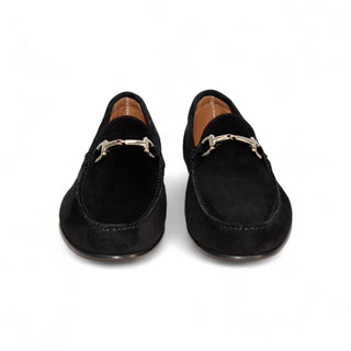 Duca Termoli Men's Shoes Suede Leather Slip-On Horse-bit Loafer (D1183)-AmbrogioShoes