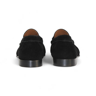 Duca Termoli Men's Shoes Suede Leather Slip-On Horse-bit Loafer (D1183)-AmbrogioShoes