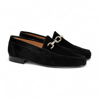 Duca Termoli Suede Slip-On Horse-bit Loafer (D1183)-AmbrogioShoes