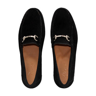Duca Termoli Suede Slip-On Horse-bit Loafer (D1183)-AmbrogioShoes