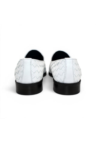 Duca Tirrenea Woven Leather Tassel Loafer