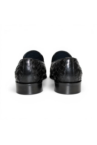 Duca Tirrenea Woven Leather Tassel Loafer