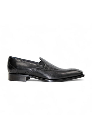 Duca Trento Men’s Shoes Crocodile Embossed Leather Loafer (D1083)-AmbrogioShoes