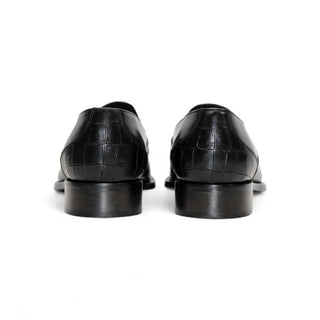 Duca Trento Men’s Shoes Crocodile Print Calf-Skin Leather Loafer (D1083)-AmbrogioShoes