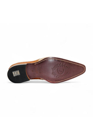 Duca Valentano Men’s Shoes Crocodile Embossed / Calf-Skin Leather Derby (D1089)-AmbrogioShoes