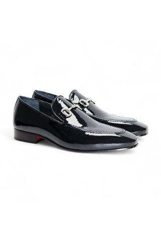 Duca Valenza Patent Slip-On Horse-bit Loafer (D1184)-AmbrogioShoes