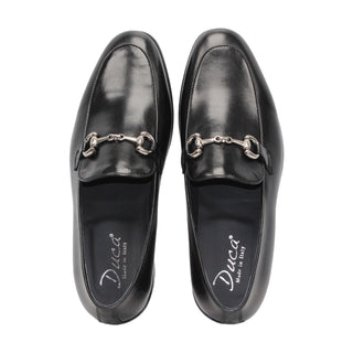 Duca Vasto II Men's Shoes Calf-Skin Leather Horse-Bit Loafer (D1185)-AmbrogioShoes