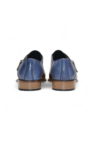 Duca Vergato Leather Double-Monk Strap-AmbrogioShoes