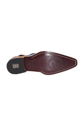 Duca Vergato Leather Double-Monk Strap-AmbrogioShoes