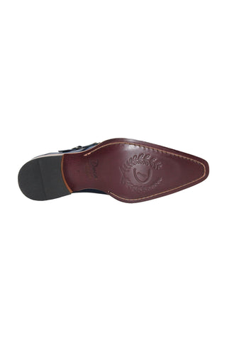 Duca Vergato Leather Double-Monk Strap-AmbrogioShoes