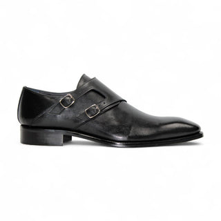 Duca Vergato Men’s Shoes Calf-Skin Leather Double-Monk Strap (D1098)-AmbrogioShoes