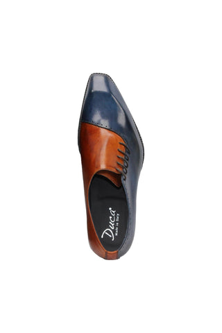 Duca Veroli Men’s Shoes Calf-Skin Leather Oxford (D1135)-AmbrogioShoes