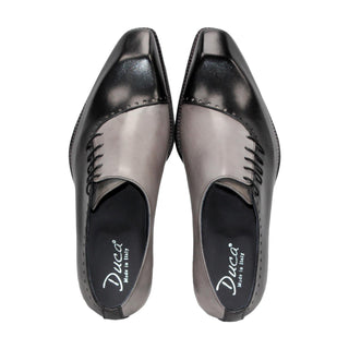 Duca Veroli Men’s Shoes Calf-Skin Leather Oxford (D1135)-AmbrogioShoes