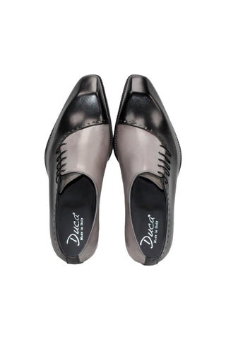 Duca Veroli Men’s Shoes Leather Oxford (D1135)-AmbrogioShoes