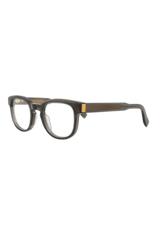 Dunhill DU0003O TRANSPARENT DARK GREY Eyeglasses-AmbrogioShoes