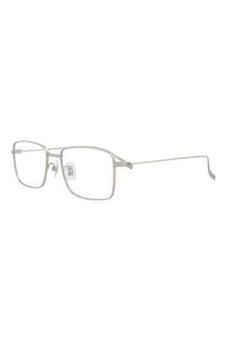 Dunhill DU0006O Semimatte Silver Eyeglasses-AmbrogioShoes