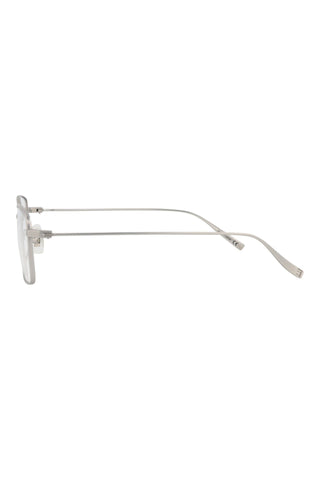 Dunhill DU0006O Semimatte Silver Eyeglasses-AmbrogioShoes