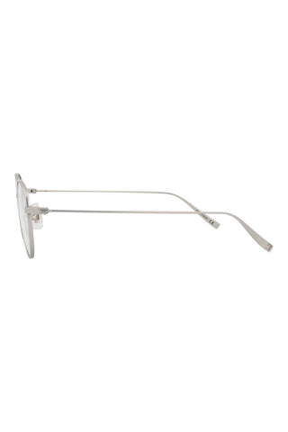 Dunhill DU0007O Semimatte Silver Eyeglasses-AmbrogioShoes