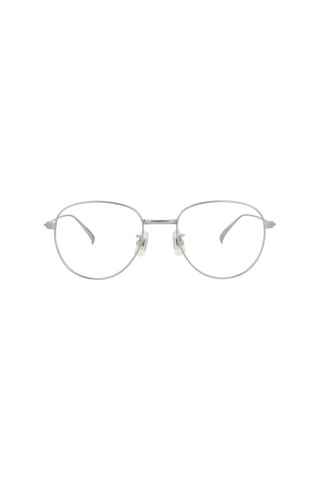 Dunhill DU0007O Semimatte Silver Eyeglasses-AmbrogioShoes