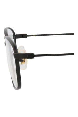 Dunhill DU0008OJ Semimatte Black Eyeglasses-AmbrogioShoes