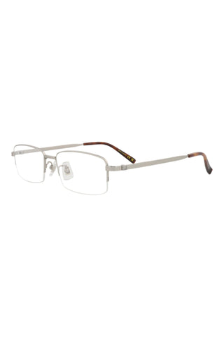 Dunhill DU0016OJ Semimatte Silver Eyeglasses-AmbrogioShoes