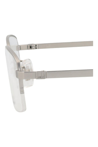 Dunhill DU0016OJ Semimatte Silver Eyeglasses-AmbrogioShoes