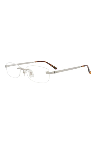 Dunhill DU0017OJ Semimatte Silver Eyeglasses-AmbrogioShoes
