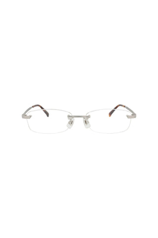 Dunhill DU0017OJ Semimatte Silver Eyeglasses-AmbrogioShoes