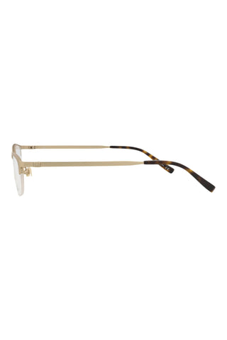 Dunhill DU0019OJ Semimatte Light Gold Eyeglasses-AmbrogioShoes