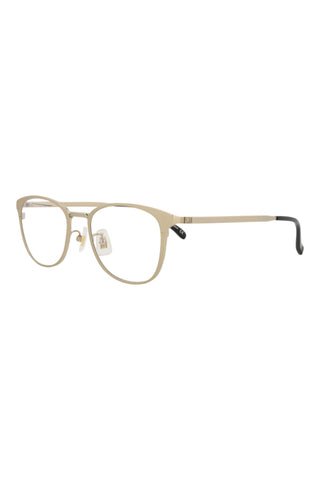 Dunhill DU0041OA Semimatte Light Gold Eyeglasses-AmbrogioShoes