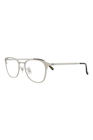 Dunhill DU0041OA Semimatte Silver Eyeglasses-AmbrogioShoes