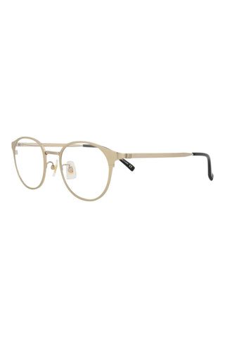 Dunhill DU0044O Semimatte Light Gold Eyeglasses-AmbrogioShoes