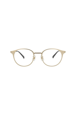 Dunhill DU0044O Semimatte Light Gold Eyeglasses-AmbrogioShoes