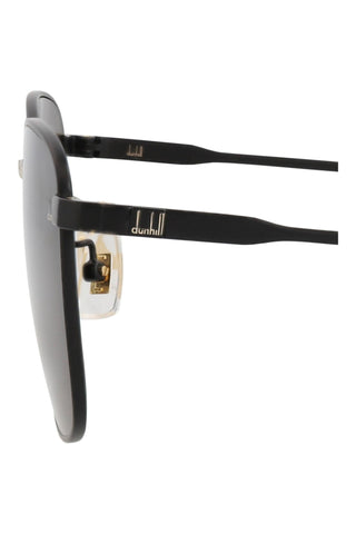 Dunhill DU0065S Semimatte Black/ Light Gold Sunglasses-AmbrogioShoes