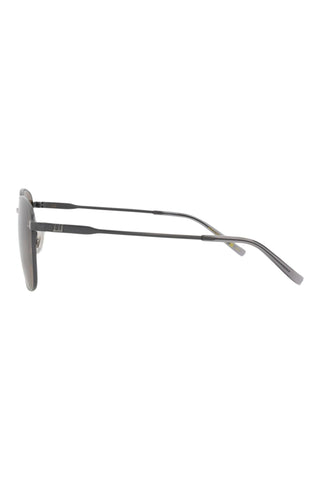Dunhill DU0065S Semimatte Varnished Dark Grey/ Silver Sunglasses-AmbrogioShoes
