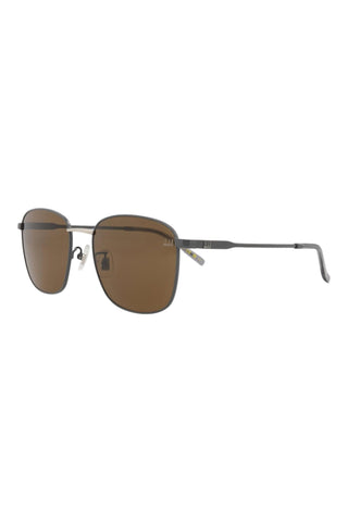 Dunhill DU0065S Semimatte Varnished Dark Grey/ Silver Sunglasses-AmbrogioShoes