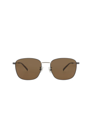 Dunhill DU0065S Semimatte Varnished Dark Grey/ Silver Sunglasses-AmbrogioShoes