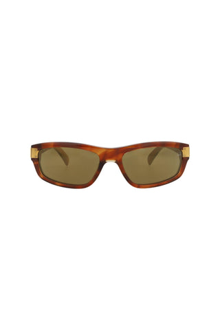 Dunhill DU0077S TRANSPARENT YELLOW/FLAMED LIGHT BROWN HAVANA Sunglasses-AmbrogioShoes