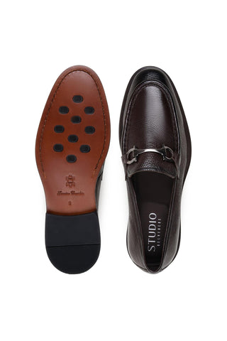 Belvedere Emilio Deer Horse-Bit Loafer