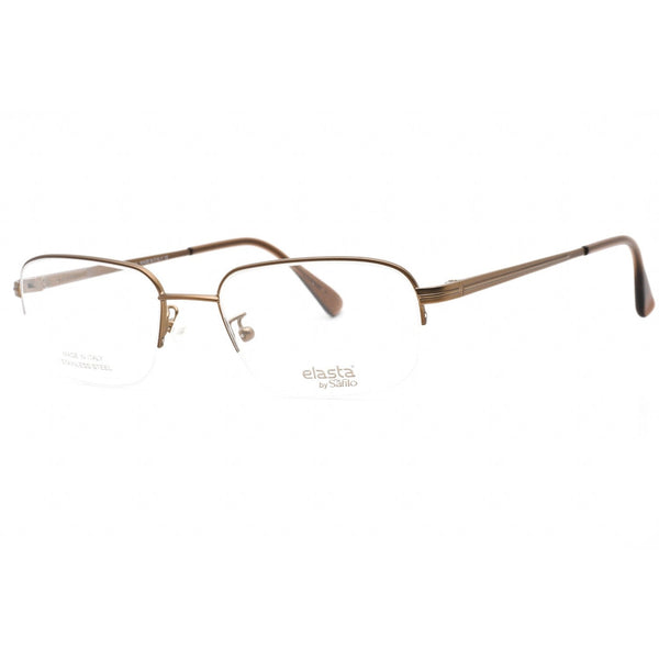 Elasta 7103 Eyeglasses Gold Ash / Clear Lens-AmbrogioShoes