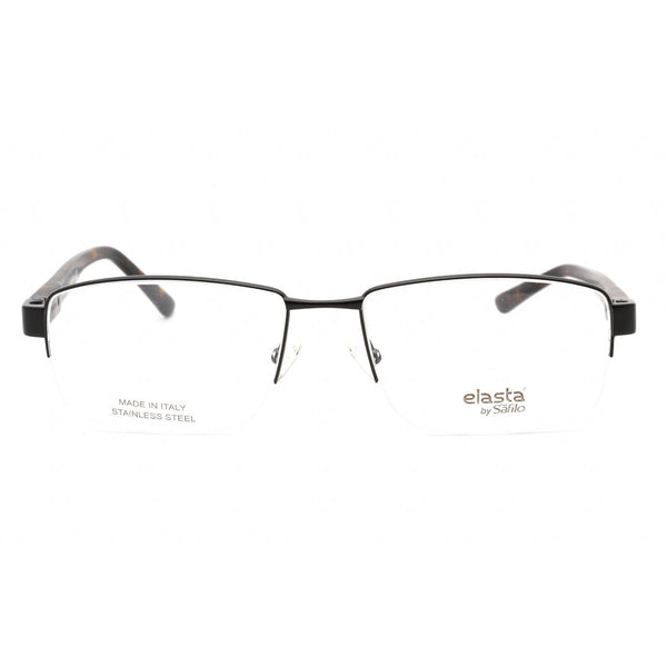 Elasta E 3122 Eyeglasses MATTE BLACK/Clear demo lens-AmbrogioShoes