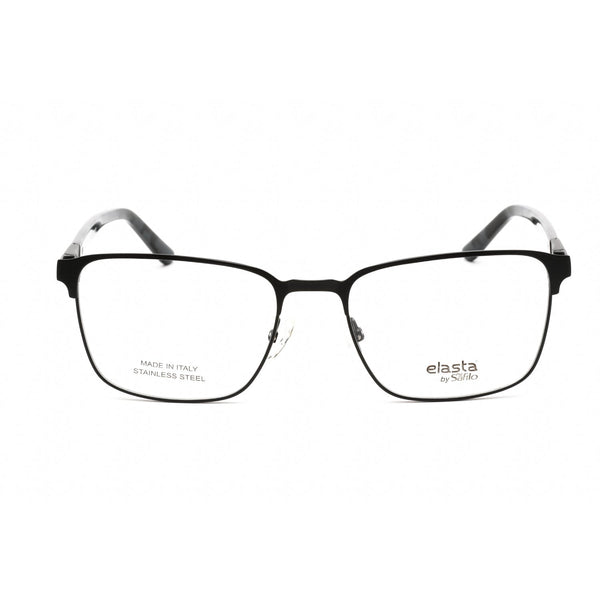 Elasta E 3124 Eyeglasses MATTE BLACK/Clear demo lens-AmbrogioShoes