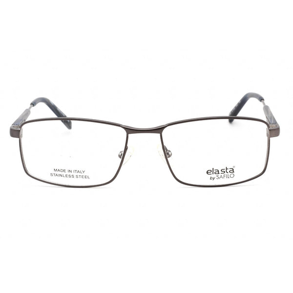 Elasta E 7235 Eyeglasses Dark Grey/Clear demo lens-AmbrogioShoes