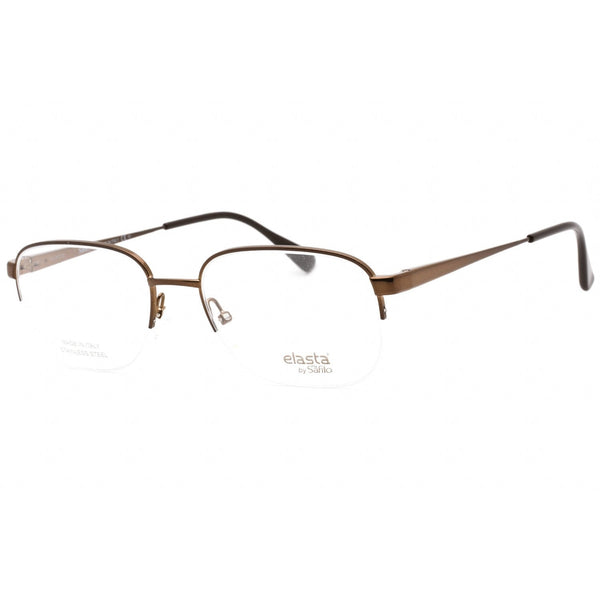 Elasta E 7238 Eyeglasses Brown/Clear demo lens-AmbrogioShoes