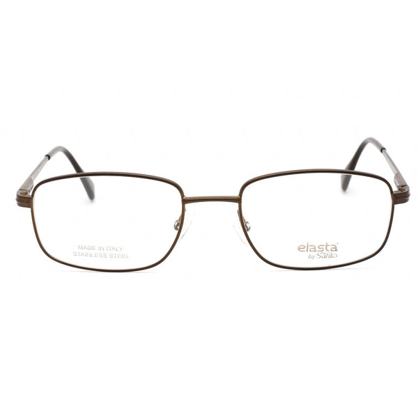Elasta E 7240 Eyeglasses Matte Brown / Clear Lens-AmbrogioShoes