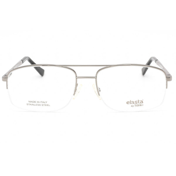 Elasta E 7246 Eyeglasses Ruthenium / Clear Lens-AmbrogioShoes