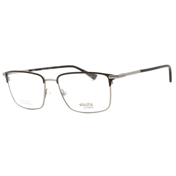 Elasta E 7248 Eyeglasses DARK BROWN / Clear demo lens-AmbrogioShoes