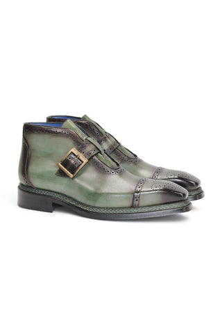 Emilio Franco Aldo Calf-Skin Leather Buckle Boot (EF1238)-AmbrogioShoes