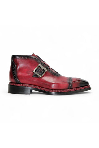 Emilio Franco Aldo Calf-Skin Leather Buckle Boot (EF1238)-AmbrogioShoes