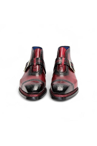 Emilio Franco Aldo Calf-Skin Leather Buckle Boot (EF1238)-AmbrogioShoes